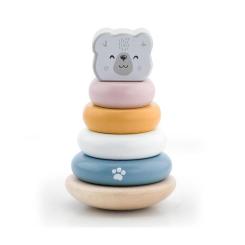 Развивающая игрушка Viga Toys Пірамідка PolarB Білий ведмідь Фото