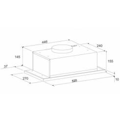 Вытяжка кухонная Eleyus INTO 960 52 BG Фото 10