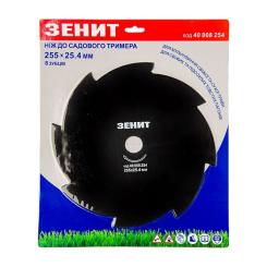 Нож для триммера Зеніт к садовому триммеру 255х25.4 мм 8 зубцов Фото