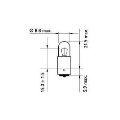 Автолампа Philips 4W Фото 2