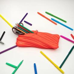 Пенал Zipit Neon Glowing Peach Фото 2