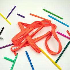 Пенал Zipit Neon Glowing Peach Фото 3