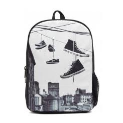 Рюкзак школьный Mojo Бруклин Обувь на проводе Черно-белый Фото 3