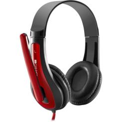 Наушники Canyon HSC-1 Black-Red Фото 1