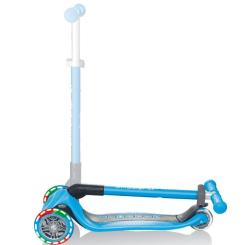 Самокат Globber Primo Foldable Lights Led голубой Фото 4