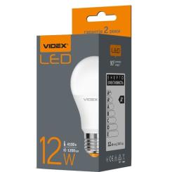 Лампочка Videx A60e 12W E27 4100K 220V Фото 1