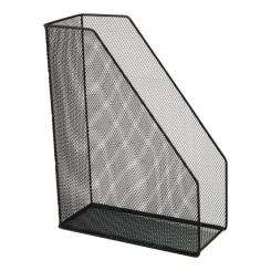 Лоток для бумаг Axent вертикальний 100x250x320 мм металевий Чорний Фото