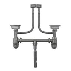 Мойка кухонная Weilor FILIGRAN WRC TB8945 GRAPHIT Фото 7