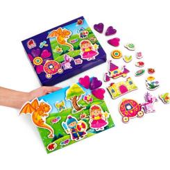 Развивающая игрушка Vladi Toys Принцесса и рыцарь укр Фото 1