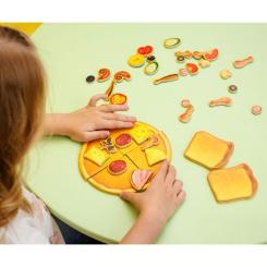 Развивающая игрушка Vladi Toys Магнітна кулінарна гра Піца, укр. Фото 2