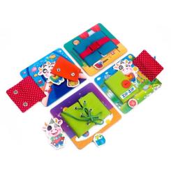 Развивающая игрушка Vladi Toys Бизиборд Эмоции Фото 1