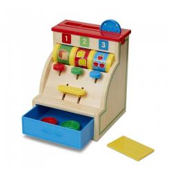 Развивающая игрушка Melissa&Doug Первый деревянный кассовый аппарат Фото 1