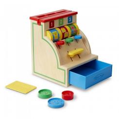 Развивающая игрушка Melissa&Doug Первый деревянный кассовый аппарат Фото 2