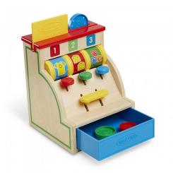 Развивающая игрушка Melissa&Doug Первый деревянный кассовый аппарат Фото 3