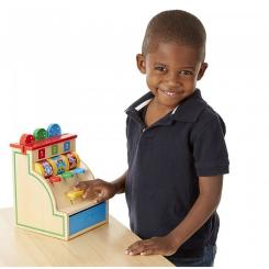Развивающая игрушка Melissa&Doug Первый деревянный кассовый аппарат Фото 5