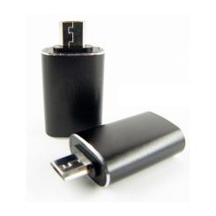 Переходник Dengos OTG USB 2.0 AF to Micro 5P black Фото