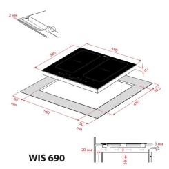 Варочная поверхность Weilor WIS 690 BLACK Фото 5