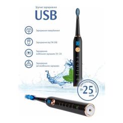 Электрическая зубная щетка AHealth SMART SONIC SMILE 1 black Фото 2