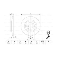 Тормозной диск Bosch 0 986 478 124 Фото 4