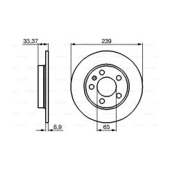 Тормозной диск Bosch 0 986 478 481 Фото 4
