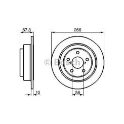 Тормозной диск Bosch 0 986 478 799 Фото 4