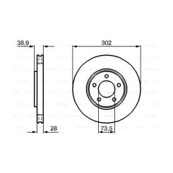 Тормозной диск Bosch 0 986 479 117 Фото 4