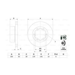 Тормозной диск Bosch 0 986 479 296 Фото 4