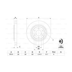 Тормозной диск Bosch 0 986 479 356 Фото 4