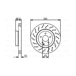 Тормозной диск Bosch 0 986 479 413 Фото 4
