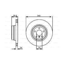Тормозной диск Bosch 0 986 479 443 Фото 4