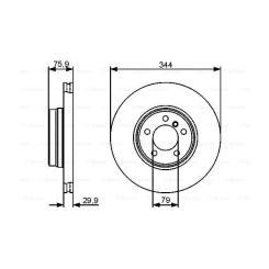 Тормозной диск Bosch 0 986 479 475 Фото 4