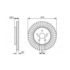 Тормозной диск Bosch 0 986 479 722 Фото 4