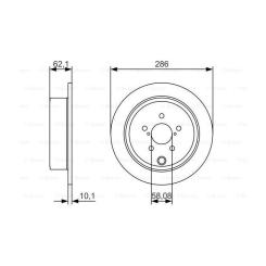 Тормозной диск Bosch 0 986 479 A10 Фото 4