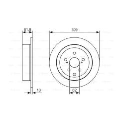 Тормозной диск Bosch 0 986 479 T04 Фото