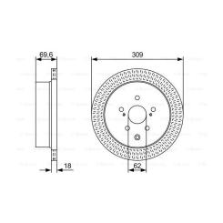 Тормозной диск Bosch 0 986 479 T57 Фото 4