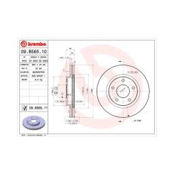 Тормозной диск Brembo 09.B565.11 Фото