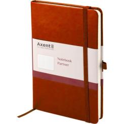 Блокнот Axent Partner Lux, 125х195, 96л, кл, коричневый Фото 1