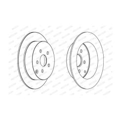 Тормозной диск FERODO DDF1485C Фото