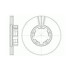 Тормозной диск REMSA 6234.11 Фото