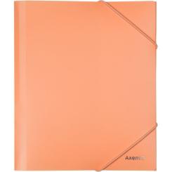 Папка на резинках Axent A5 410 мкм Pastelini peach Фото