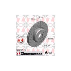 Тормозной диск ZIMMERMANN 150.2905.20 Фото