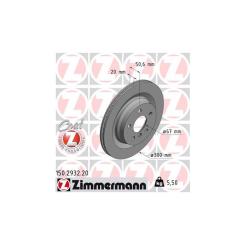 Тормозной диск ZIMMERMANN 150.2932.20 Фото