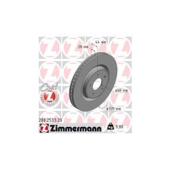 Тормозной диск ZIMMERMANN 200.2533.20 Фото