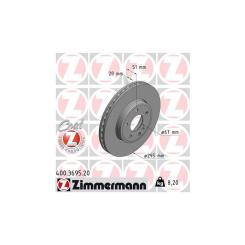 Тормозной диск ZIMMERMANN 400.3695.20 Фото