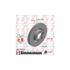 Тормозной диск ZIMMERMANN 460.1580.20 Фото