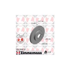 Тормозной диск ZIMMERMANN 590.2808.20 Фото