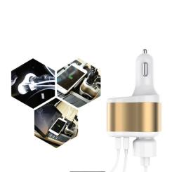 Зарядное устройство XoKo CC-303 2 USB 2.1A Gold / White Фото 4
