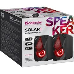 Акустическая система Defender Solar 1 Black Фото 6