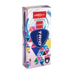 Ручка шариковая Unimax Trio, фиолетовая Фото 2