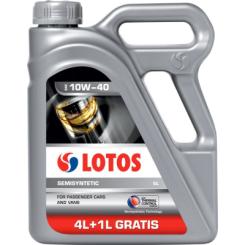 Моторное масло Lotos Semisyntic 10w40 (4+1) 5л Фото